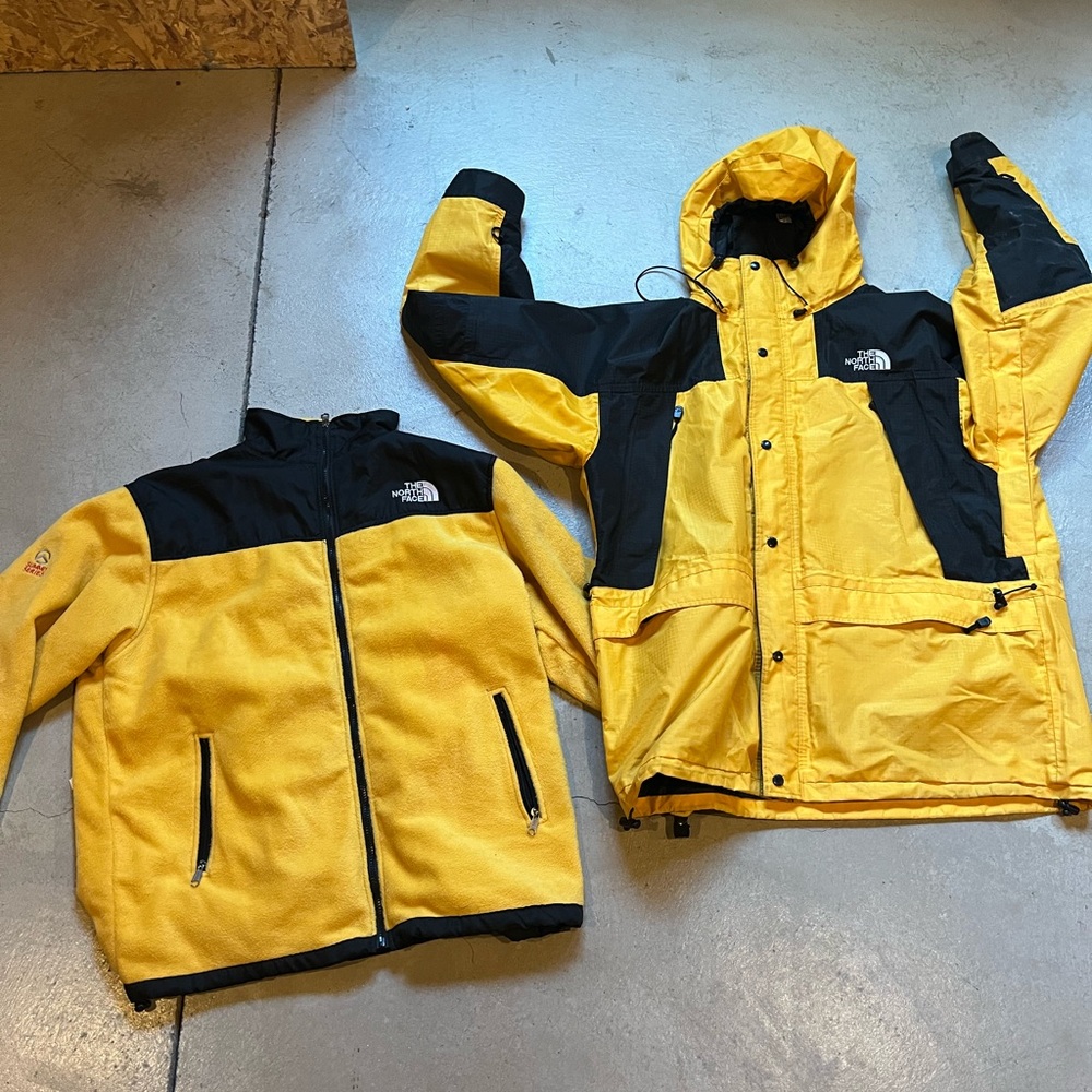 The North Face Summit Series Goretex jacket with fleece liner zip in